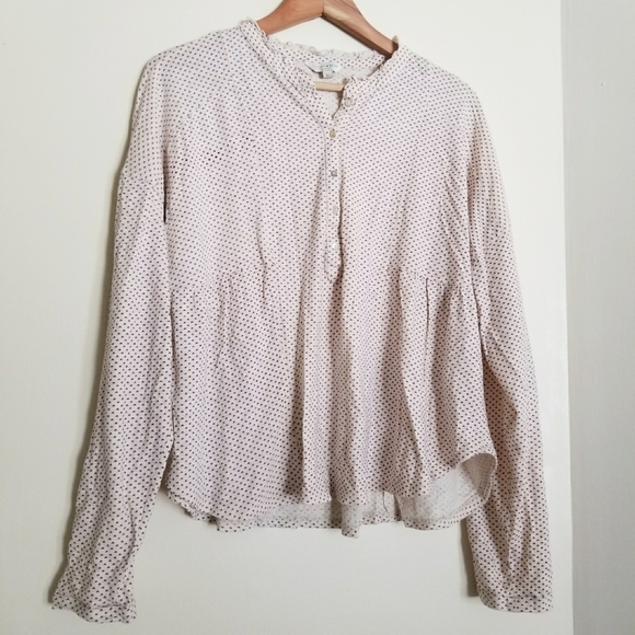 Lucky Brand Tops - 🎃Lucky Brand Patterned Pop Over Blouse Size XL